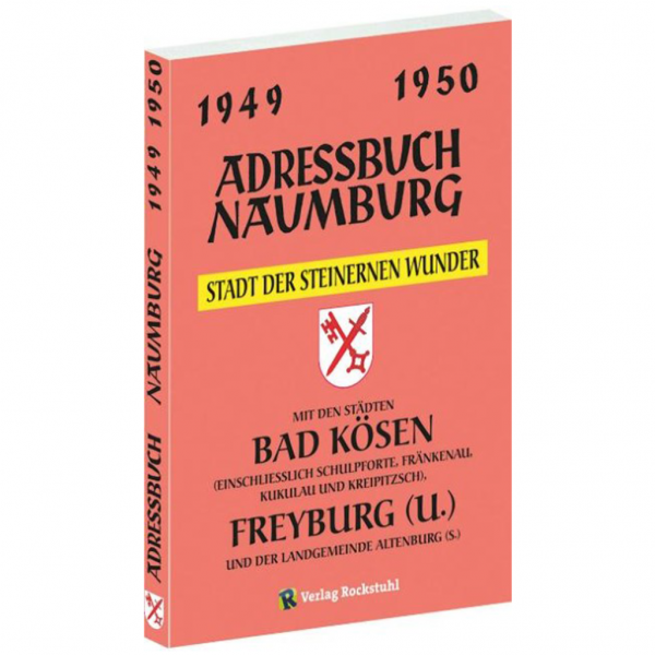 Rockstuhl - Adressbuch Einwohnerbuch der Stadt Naumburg 1949/1950