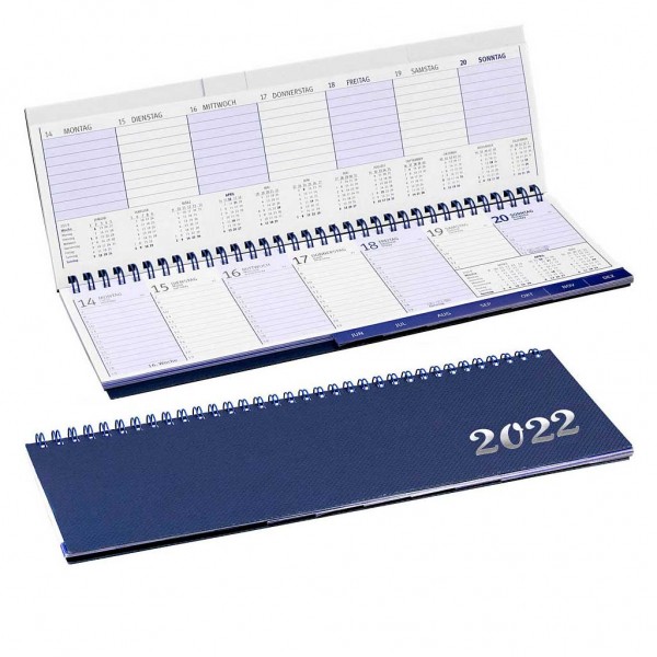 Tischkalender Quer Premium 2022