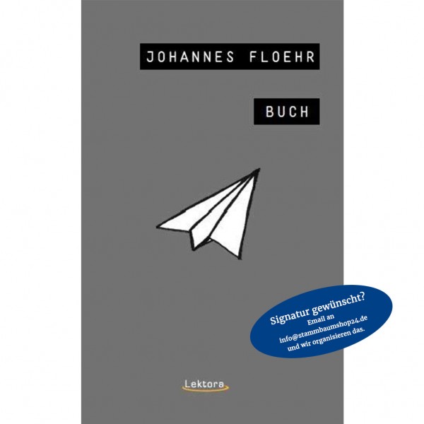 Johannes Floehr - Buch - mit Signatur