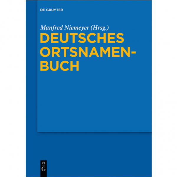 Manfred Niemeyer - Deutsches Ortsnamenbuch
