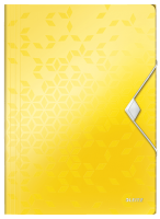 Leitz WOW Eckspannermappe gelb Leitz WOW Eckspannermappe gelb