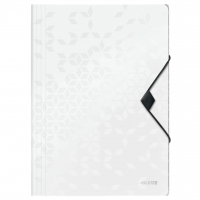 Leitz WOW Eckspannermappe weiß Leitz WOW Eckspannermappe weiß