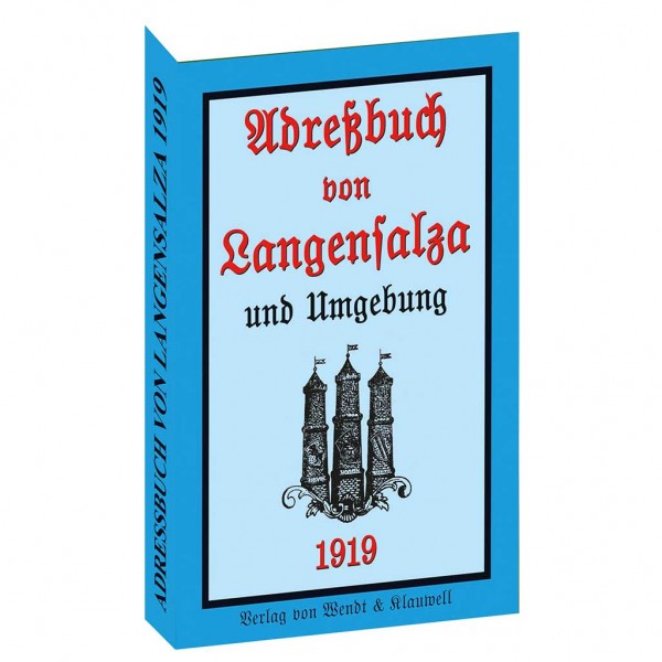 Adreßbuch - Einwohnerbuch der Stadt Langensalza 1919