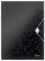 Leitz WOW Eckspannermappe schwarz Leitz WOW Eckspannermappe schwarz