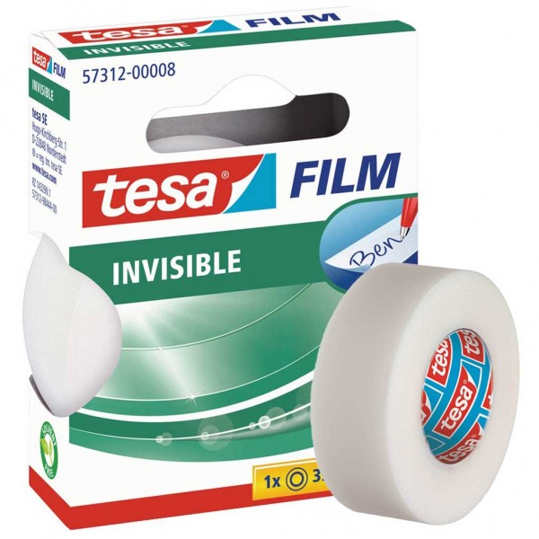 tesafilm® invisible Klebefilm 33m x 19mm