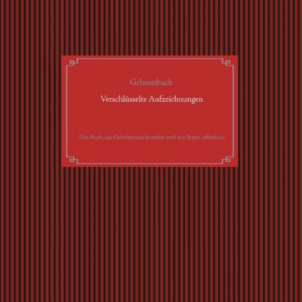 Geheimbuch - Verschlüsselte Aufzeichnungen