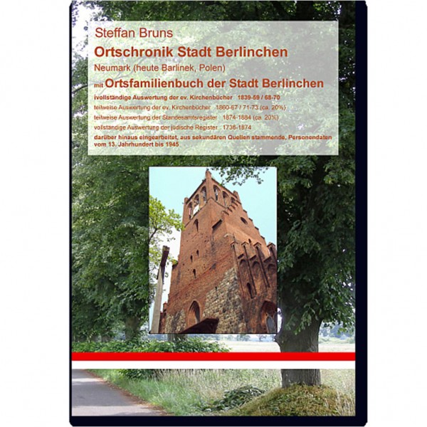 Steffan Bruns - Ortsfamilienbuch Berlinchen 1736-1874 (Neumark)