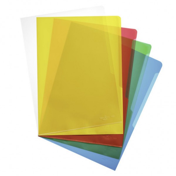 DURABLE Sichthüllen farbig sortiert DIN A4 - 10 Stück