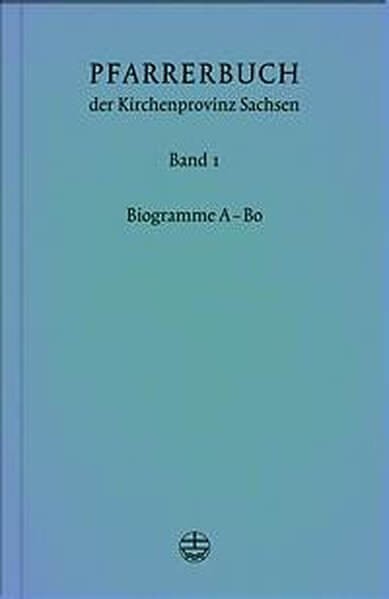 Pfarrerbuch der Kirchenprovinz Sachsen 1