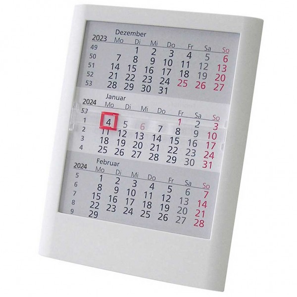 Tischkalender Einsteckkalender 2013/2014 weiß