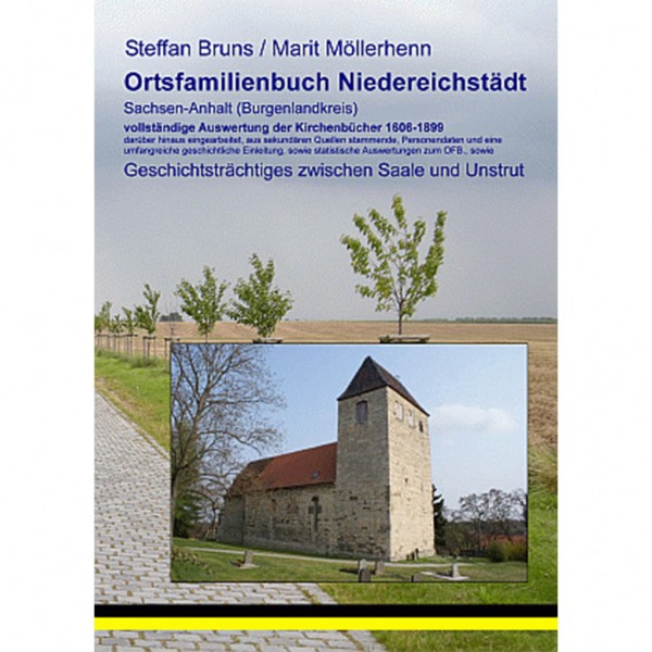 Steffan Bruns - Marit Möllerhenn - Ortsfamilienbuch Niedereichstädt 1606-1880 - Front